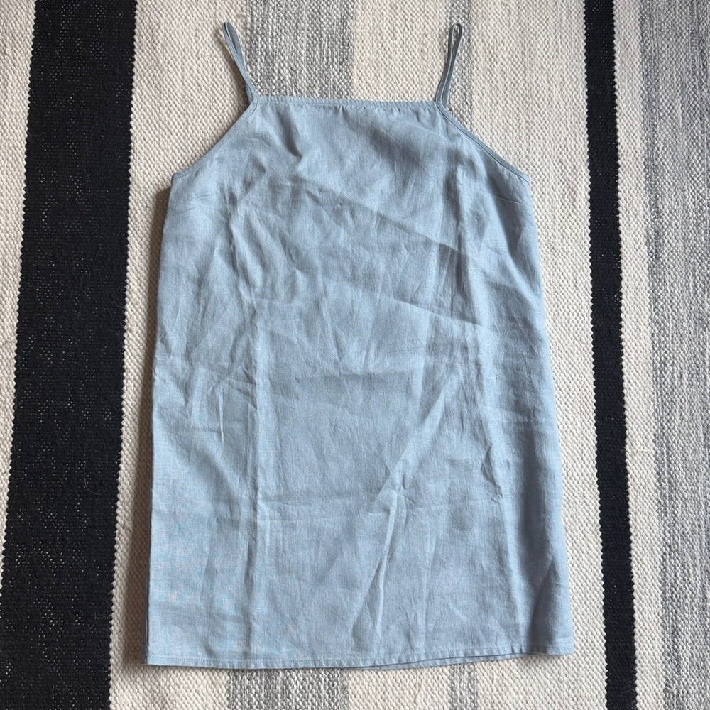 Reformation Light Blue Mini Slip Dress - Picture 7 of 10